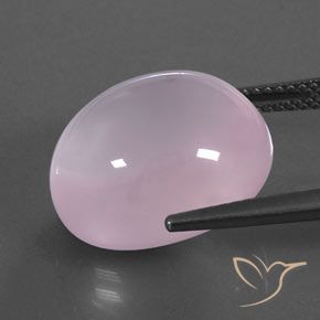 Rose Quartz Gemstone in 16.4 x 13.9 mm Size for Sale, Rose Quartz Stone in Bubblegum Pink Color
