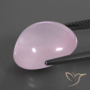 Rose Quartz Gemstone in 16.8 x 15 mm Size for Sale, Rose Quartz Stone in Bubblegum Pink Color