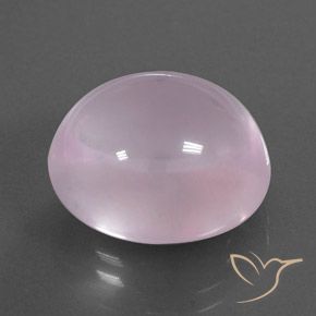 16.85 ct Pink Rose Quartz Stone, Natural Rose Quartz in Oval Cabochon Shape for Sale