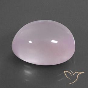 15.27 ct Pink Rose Quartz Stone, Natural Rose Quartz in Oval Cabochon Shape for Sale
