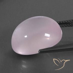 Rose Quartz Gemstone in 16.8 x 13.7 mm Size for Sale, Rose Quartz Stone in Light Pink Color
