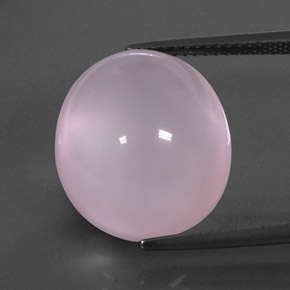 Light Pink Rose Quartz Gem - 16.3ct Oval Cabochon (ID: 345953)