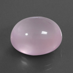 16.30 ct Pink Rose Quartz Stone, Natural Rose Quartz in Oval Cabochon Shape for Sale