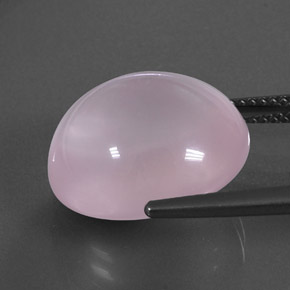 Rose Quartz Gemstone in 16.4 x 14.4 mm Size for Sale, Rose Quartz Stone in Light Pink Color