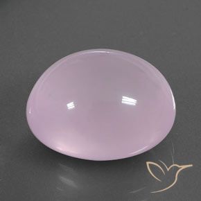 18.62 ct Pink Rose Quartz Stone, Natural Rose Quartz in Oval Cabochon Shape for Sale