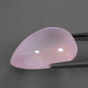 Rose Quartz Gemstone in 18.2 x 13.8 mm Size for Sale, Rose Quartz Stone in Pink Color