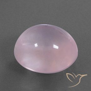 15.81 ct Pink Rose Quartz Stone, Natural Rose Quartz in Oval Cabochon Shape for Sale