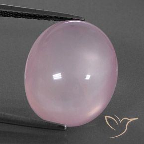 15,24 ct ovaler rosa Rosenquarz aus Südafrika, Größe 17,8 x 15mm, Garantiert natürlicher Edelstein, Transparent/Translucent Reinheit, 1 Stück Rosenquarz in Kaugummi Rosa Farbe, Mohs-Härte von 7 Geeignet für den täglichen Gebrauch im Schmuck, Photo A