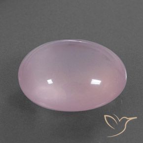 15.24 ct Pink Rose Quartz Stone, Natural Rose Quartz in Oval Cabochon Shape for Sale