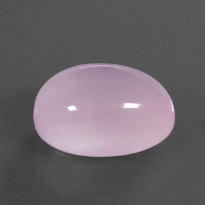 15.73 ct Pink Rose Quartz Stone, Natural Rose Quartz in Oval Cabochon Shape for Sale