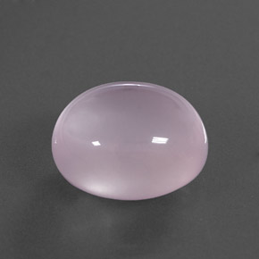 14.24 ct Pink Rose Quartz Stone, Natural Rose Quartz in Oval Cabochon Shape for Sale