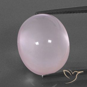 15.35ct Natural Light Pink Rose Quartz, Oval, Transparent/Translucent