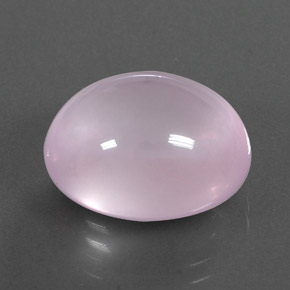 15.13 ct Pink Rose Quartz Stone, Natural Rose Quartz in Oval Cabochon Shape for Sale