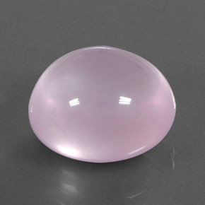 15.44 ct Pink Rose Quartz Stone, Natural Rose Quartz in Oval Cabochon Shape for Sale