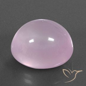 16.57 ct Pink Rose Quartz Stone, Natural Rose Quartz in Oval Cabochon Shape for Sale