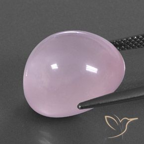 Rose Quartz Gemstone in 15.8 x 14.3 mm Size for Sale, Rose Quartz Stone in Light Pink Color