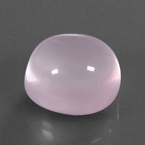 17.22 ct Pink Rose Quartz Stone, Natural Rose Quartz in Oval Cabochon Shape for Sale