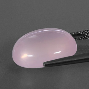 Rose Quartz Gemstone in 16.6 x 14.3 mm Size for Sale, Rose Quartz Stone in Light Pink Color