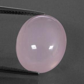 Light Pink Rose Quartz Gem - 12.6ct Oval Cabochon (ID: 346076)