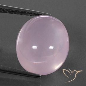 16.04ct Natural Light Pink Rose Quartz, Oval, Transparent/Translucent