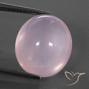 13.96ct Natural Light Pink Rose Quartz, Oval, Transparent/Translucent