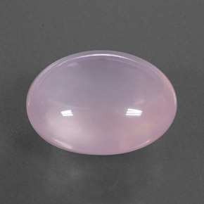 14.76 ct Pink Rose Quartz Stone, Natural Rose Quartz in Oval Cabochon Shape for Sale