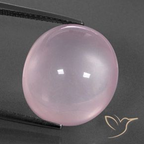 14.35ct Natural Light Pink Rose Quartz, Oval, Transparent/Translucent