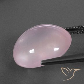 Rose Quartz Gemstone in 16.6 x 14.9 mm Size for Sale, Rose Quartz Stone in Light Pink Color