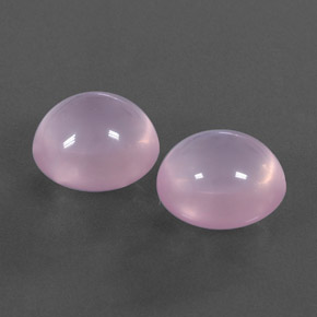 23.52 ct Pink Rose Quartz Stone, Natural Rose Quartz in Oval Cabochon Shape for Sale