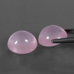 Rose Quartz Gemstone in 14.3 x 13.2 mm Size for Sale, Rose Quartz Stone in Pink Color