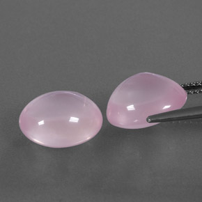 Rose Quartz Gemstone in 12.1 x 10.5 mm Size for Sale, Rose Quartz Stone in Pink Color