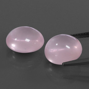 Rose Quartz Gemstone in 11.8 x 10.8 mm Size for Sale, Rose Quartz Stone in Pink Color