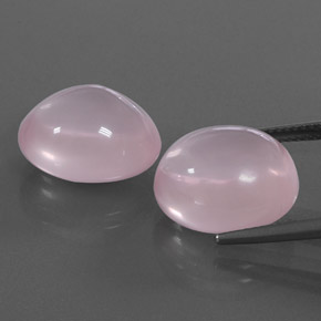Rose Quartz Gemstone in 15 x 12.6 mm Size for Sale, Rose Quartz Stone in Pink Color