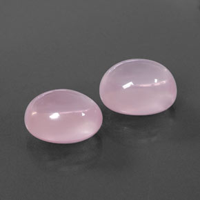 18.93 ct Pink Rose Quartz Stone, Natural Rose Quartz in Oval Cabochon Shape for Sale