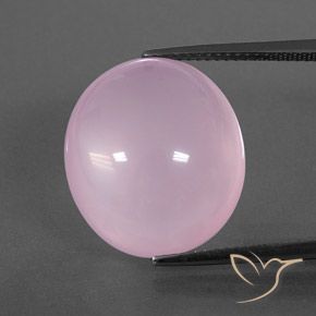 18.95ct Natural Light Pink Rose Quartz, Oval, Transparent/Translucent