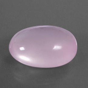 33.79 ct Pink Rose Quartz Stone, Natural Rose Quartz in Oval Cabochon Shape for Sale