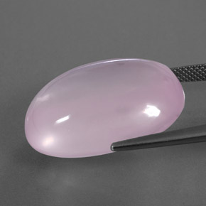 Rose Quartz Gemstone in 24.1 x 17.6 mm Size for Sale, Rose Quartz Stone in Pink Color