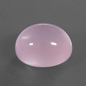 18.91 ct Pink Rose Quartz Stone, Natural Rose Quartz in Oval Cabochon Shape for Sale