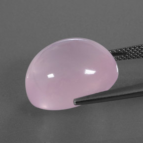 Rose Quartz Gemstone in 17.3 x 14.3 mm Size for Sale, Rose Quartz Stone in Pink Color