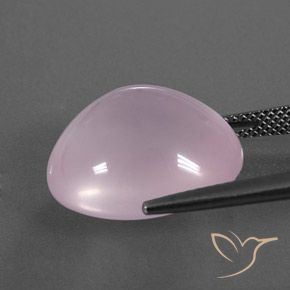 Rose Quartz Gemstone in 17.7 x 14.8 mm Size for Sale, Rose Quartz Stone in Light Pink Color