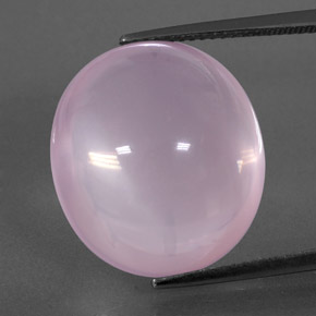 25.8ct Oval Cabochon Pink Rose Quartz for sale thumb image of 25.8ct Oval Cabochon Pink Rose Quartz (ID: 348889)