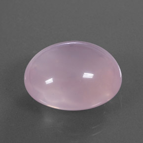 22.77 ct Pink Rose Quartz Stone, Natural Rose Quartz in Oval Cabochon Shape for Sale