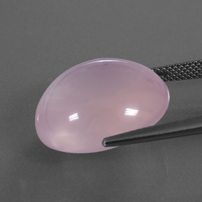 Rose Quartz Gemstone in 19.4 x 16.5 mm Size for Sale, Rose Quartz Stone in Pink Color