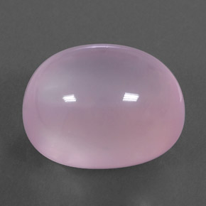 17.91 ct Pink Rose Quartz Stone, Natural Rose Quartz in Oval Cabochon Shape for Sale