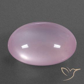 14.26 ct Pink Rose Quartz Stone, Natural Rose Quartz in Oval Cabochon Shape for Sale