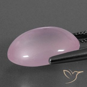 Rose Quartz Gemstone in 17.7 x 13.6 mm Size for Sale, Rose Quartz Stone in Light Pink Color