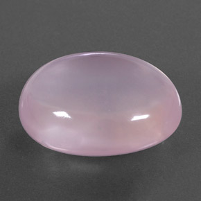 17.50 ct Pink Rose Quartz Stone, Natural Rose Quartz in Oval Cabochon Shape for Sale