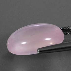 Rose Quartz Gemstone in 20 x 15 mm (calibrated) Size for Sale, Rose Quartz Stone in Light Pink Color