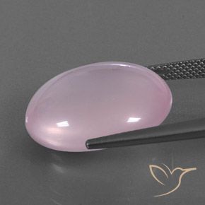 Rose Quartz Gemstone in 20 x 16.8 mm Size for Sale, Rose Quartz Stone in Light Pink Color