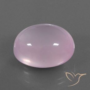 21.10 ct Pink Rose Quartz Stone, Natural Rose Quartz in Oval Cabochon Shape for Sale